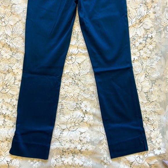 Level 99 Anthropologie | Francis Lacey Crop Trouser Pants in Nocturnal Navy 26 - Picture 11 of 15